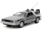 BACK TO THE FUTURE PART 1 1982 DELOREAN LIGHTS 1/24 DIE-CAST MODEL - immagine 8