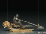 MANDALORIAN ON SPEEDERBIKE 1/10 ART ST - immagine 6