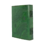 LEATHER DIARY EMBOSS GREENMAN & TWO LOCK - immagine 8