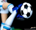 CAPTAIN TSUBASA CLASSIC OLIVIER ATTON & BEN BECKER GOLDEN TWIN SHOT RESIN STATUE - immagine 6