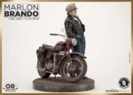 MARLON BRANDO W/BIKE OLD&RARE 1:6 RESIN - immagine 7