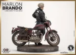 MARLON BRANDO W/BIKE OLD&RARE 1:6 RESIN - immagine 5