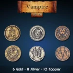 VAMPIRE METAL COINS SET (24)