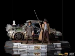 BTTF III DELOREAN + STATUE 1/10 SET - immagine 4