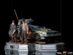 BTTF III DELOREAN + STATUE 1/10 SET - immagine 6