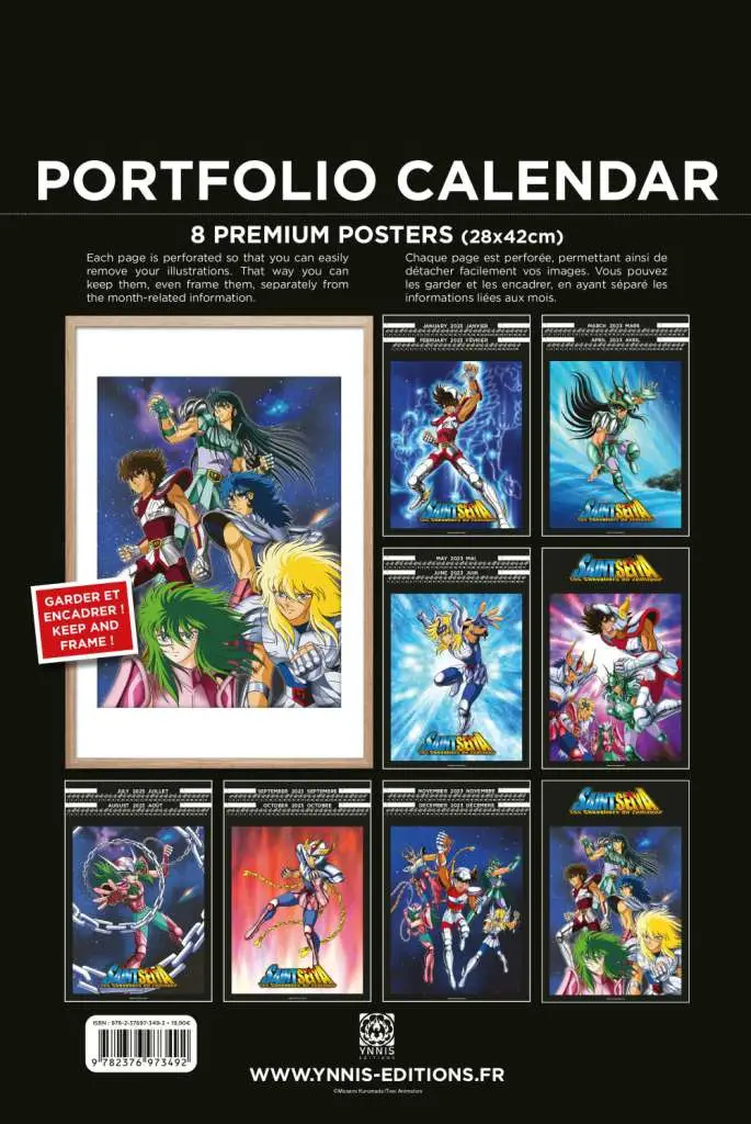 87137__712100237 SAINT SEIYA 2023 CALENDAR - immagine 1