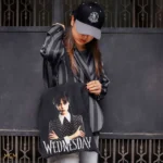 WEDNESDAY BLACK TOTE BAG - immagine 4