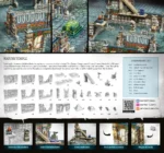 KAZUMI TEMPLE TERRAIN SET - immagine 4