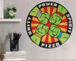 Teenage Mutant Ninja Turtles Pizza Power Tin Sign - immagine 4