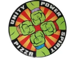Teenage Mutant Ninja Turtles Pizza Power Tin Sign - immagine 5