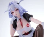 8CHIBI8 HEBE-CHAN MAID VER STATUE - immagine 5