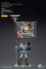 WH40K ASTRA MILITARUM TEMPESTUS SCIONS COMMAND SQUAD 55TH KAPPIC EAGLES BANNER BEARER - immagine 6