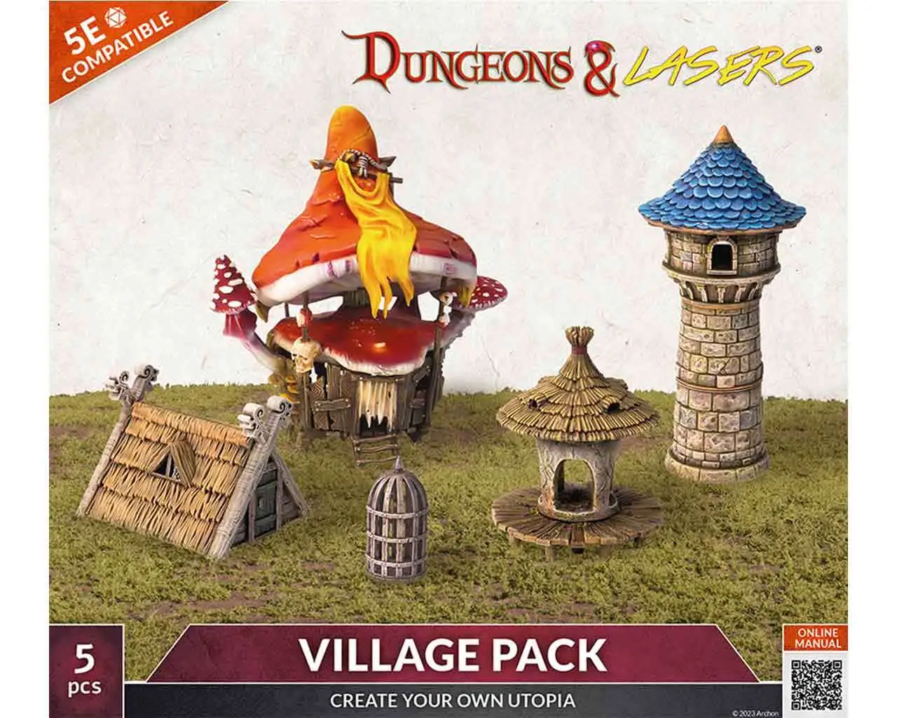 94634__598255251 Dungeons & Lasers - VILLAGE PACK - immagine 1