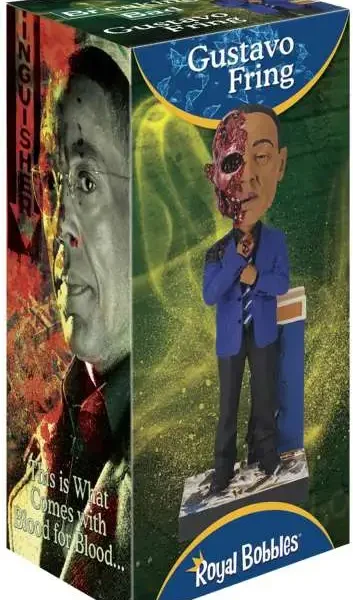 BREAKING BAD GUS FRING FACE OFF BOBBLE HEAD