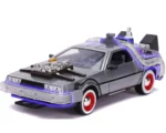 BACK TO THE FUTURE 3 1982 DELOREAN LIGHTS 1/24 DIE-CAST MODEL - immagine 6