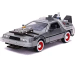BACK TO THE FUTURE 3 1982 DELOREAN LIGHTS 1/24 DIE-CAST MODEL - immagine 5