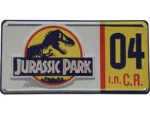 Jurassic Park - Replica Number Plate Tin Sign - immagine 5