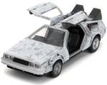 Back To The Future Part 1 - 1982 De Lorean DMC 12  With Frost Effect - 1:32 Die-Cast Model Limited Edition - immagine 5