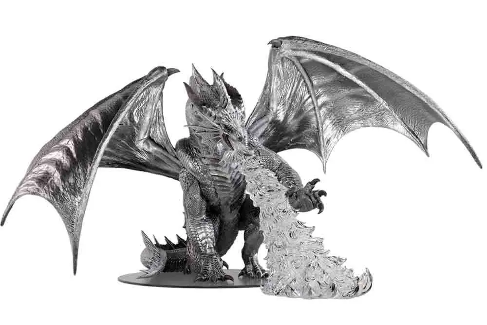 98216__4045211886 Dungeons & Dragons - Icons of the Realms: Gargantuan Bahamut Boxed Miniature - immagine 1