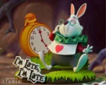 DISNEY ALICE IN WONDERLAND WHITE RABBIT SFC 1/10 PVC STATUE - immagine 5