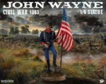 JOHN WAYNE CIVIL WAR 1863 1/6 STATUE - immagine 7