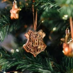 HARRY POTTER CHRISTMAS DECORATION GOLD SET (3) - immagine 7