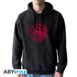 GAME OF THRONES - Hoodie - "Targaryen" man without zip black*
