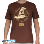 HARRY POTTER - Tshirt "Sorting hat" man SS Brown - basic*