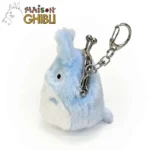 MY NEIGHBOR TOTORO MEDIUM BLUE TOTORO FUNWARI MINI COIN PURSE - immagine 6