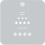 STENCIL STAFV001 WWII GERMAN TANK MARKS