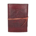 LEATHER DIARY EMBOSSED TREE OF LIFE - immagine 8