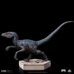 JW ICONS VELOCIRAPTOR BLUE STATUE - immagine 4