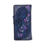 RAVENS FLIGHT BLACK WING FLORAL EMBOSSED WALLET - immagine 3