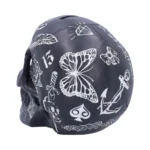BLACK TATTOO SKULL MONEY BOX - immagine 7