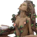 TREE SPIRIT BALANCE OF NATURE FEMALE TEALIGHT CANDLE HOLDER - immagine 2