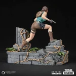 TOMB RAIDER LARA CROFT 24CM PVC STATUE - immagine 7
