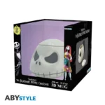 THE NIGHTMARE BEFORE CHRISTMAS JACK GLOW IN THE DARK LIGHT 3D MUG - immagine 7
