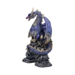 DRAGON FIGURINE METALLIC BLUE ACKO - immagine 7