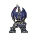 DRAGON FIGURINE METALLIC BLUE ACKO - immagine 6