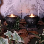 IVY CAULDRON CANDLE HOLDER SET OF 2 - immagine 5