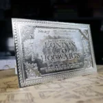 HP HOGWARTS EXPRESS TICKET SILVER PLATED - immagine 5