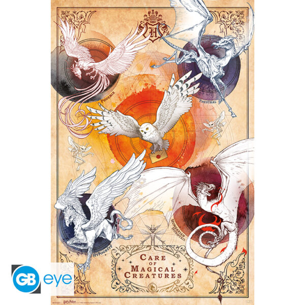 HARRY POTTER - Poster Maxi 91.5 1 FSC MIX - Magical Creatures