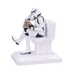 ORIGINAL STORMTOOPER POOPER TROOPER ON A TOILET FIGURINE - immagine 7