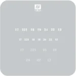 STENCIL STAFV003 SOVIET NUMBERS WWII