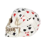 SKULL ORNAMENT HAND PLAYING CARD - immagine 6