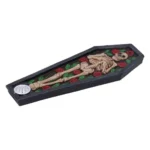 SKELETON REST IN ROSES COFFIN INCENSE BURNER - immagine 7