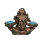 TREE SPIRIT BALANCE OF NATURE FEMALE TEALIGHT CANDLE HOLDER - immagine 3