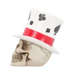 SKULL WITH HAT CASINO JACK LUCKY HAT - immagine 6