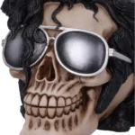 THE KING OF POP SKULL ORNAMENT 16.5CM - immagine 5