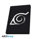 NARUTO SHIPPUDEN KONOHA GLASS PIN POCKET NOTEBOOK GIFT SET - immagine 3